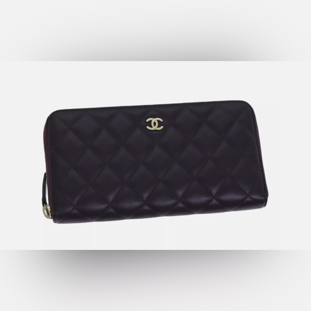 Chanel Matelasse Long Wallet Lamb Skin Purple GoldCC
PRELOVED